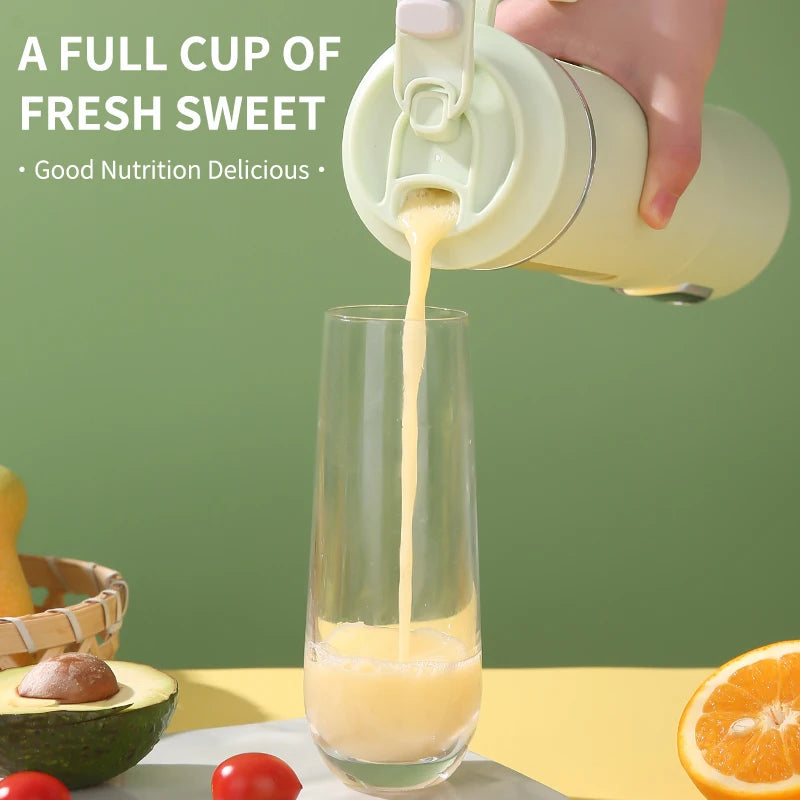 USB charging portable juicer, handheld blender, digital juicer, multifunctional juicer cup, capable of making smoothies