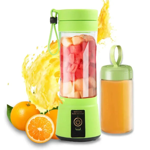 380ml Portable Electric Juicer Blender USB Rechargeable Fruit Food Processor Smoothie Maker Compact Kitchen Mini Juicer