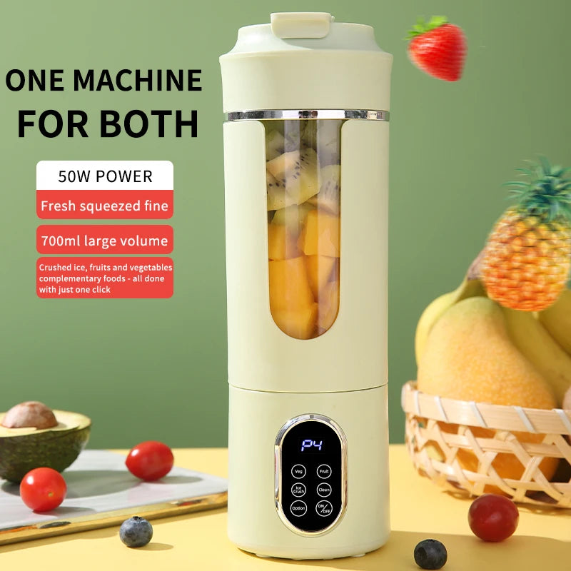 USB charging portable juicer, handheld blender, digital juicer, multifunctional juicer cup, capable of making smoothies