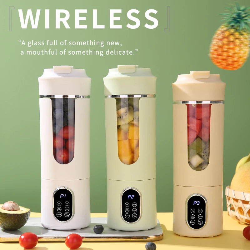USB charging portable juicer, handheld blender, digital juicer, multifunctional juicer cup, capable of making smoothies