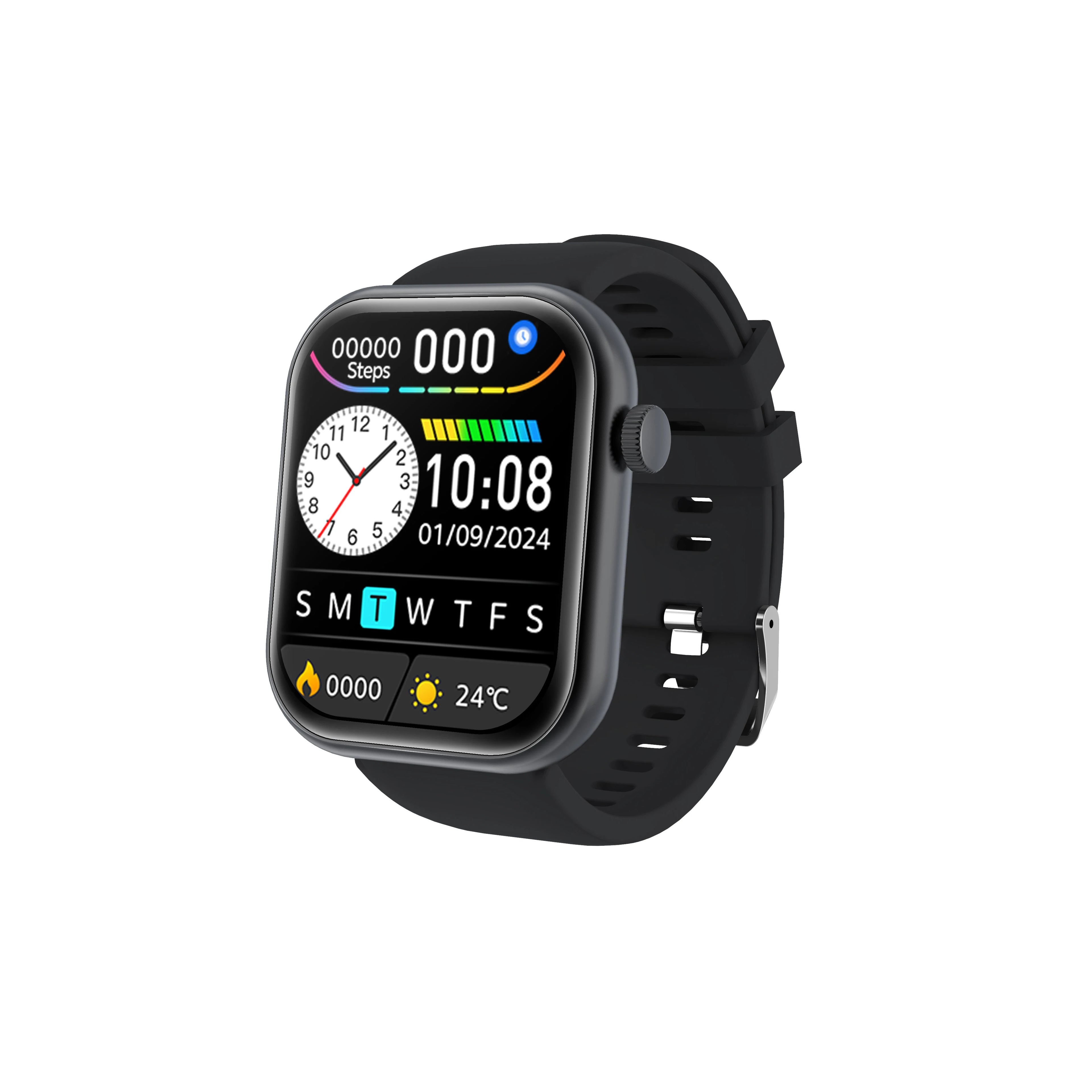 Smart Watch for Men Women Heart Rate Blood Pressure Monitor Outdoor Sport Watch with Calorie Steps Counter Cycling watch