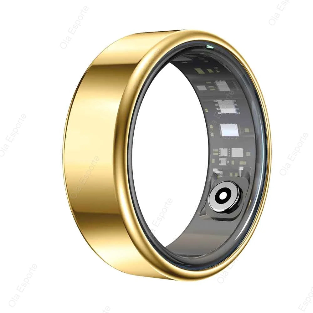 2025 New Smart Ring Men Women, Heart Rate and Blood Oxygen Monitor Smartring IP68 & 5ATM Waterproof, Multi-sport Mode Rings Man