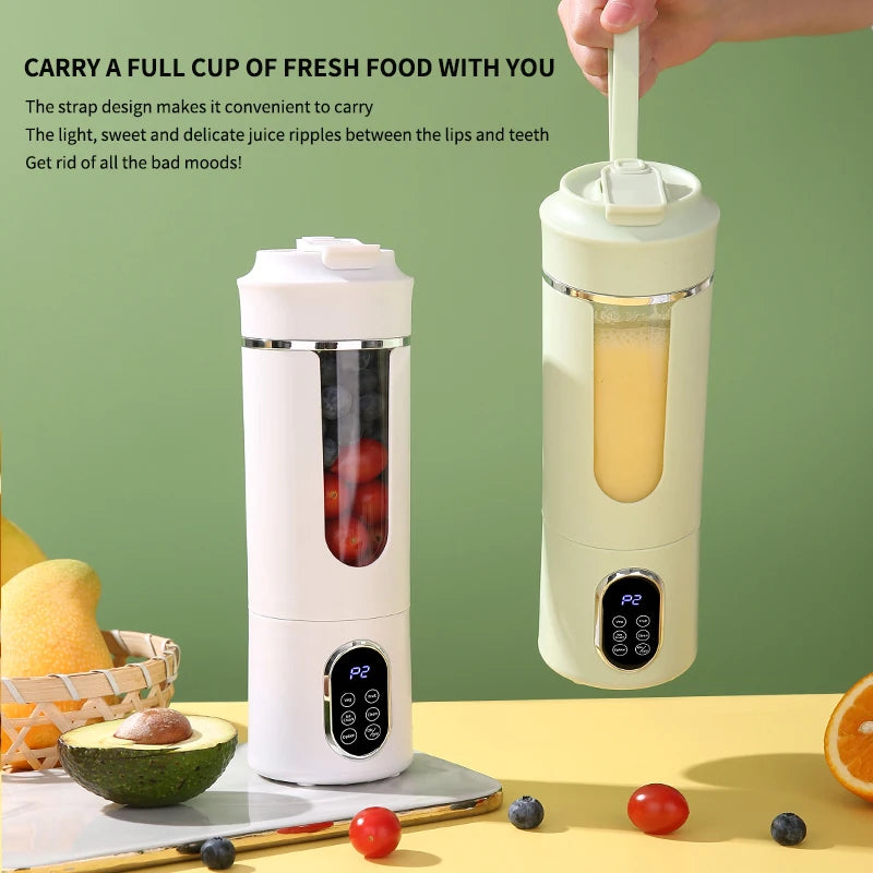 USB charging portable juicer, handheld blender, digital juicer, multifunctional juicer cup, capable of making smoothies